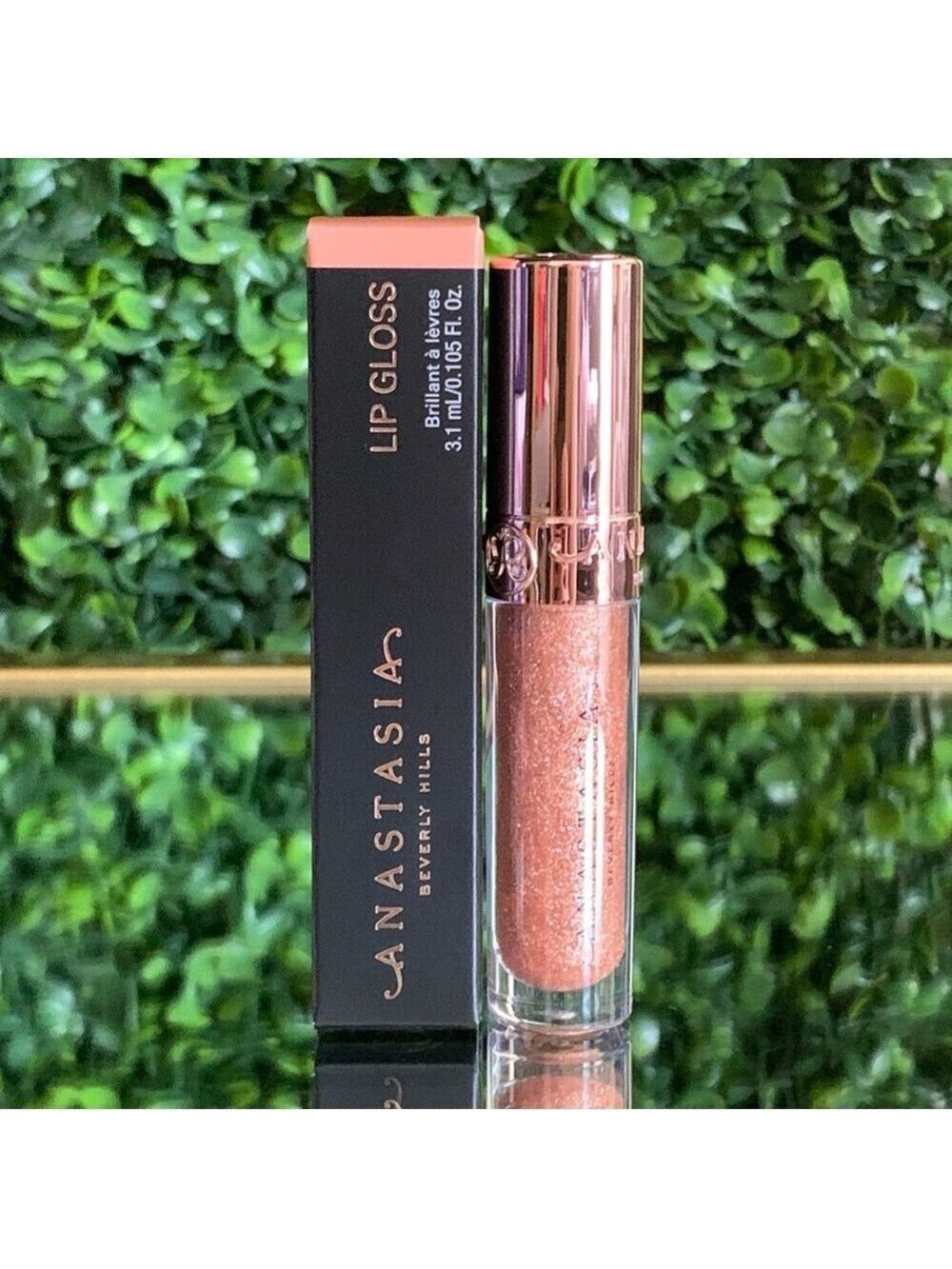 Anastasia Beverly Hills AMBER SPARKLE Lip Gloss | NEW | Neutral | ABH | BNIB